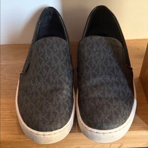 Michael Kors Gray Slip-On Sneakers